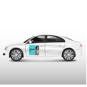 Adesivo ou Adesivo Imantado de Porta de Veículo